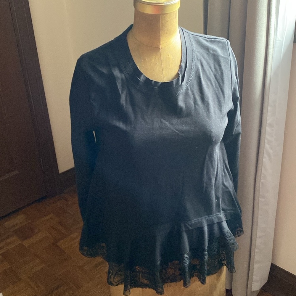 VERY UNIQUE CUSTOM HANDMADE BLACK TOP BY SHE’S CRAZY .
